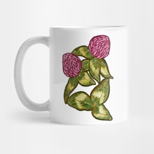 Red Clover Art Mug